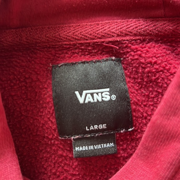 Vans dark red Hoodie youth Large - Picture 3 of 3